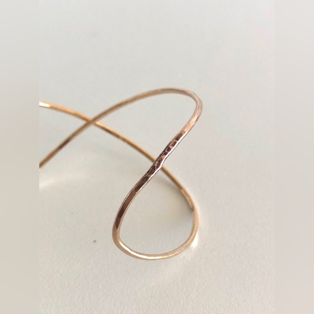 Kira Hawaii X Cuff Bracelet, 14K Gold Filled, Medium - Picture 6 of 6